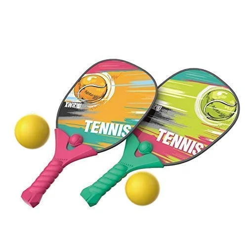 Kid-Friendly Table Tennis Toy Set: 2 Rackets and 2 Foam Balls for kids