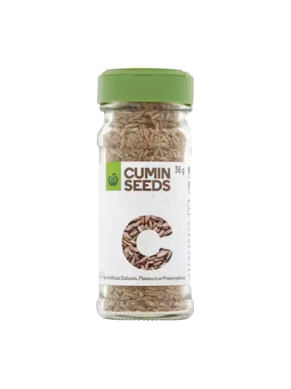 WOOLWORTHS WHOLE CUMIN SEEDS 36G