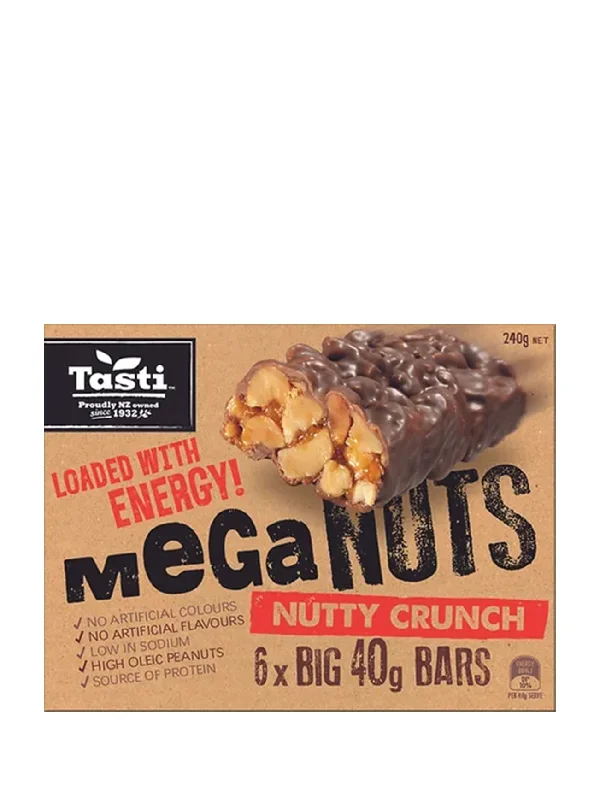 TASTI NUTTY CRUNCH MEGA NUTS 6X40GM