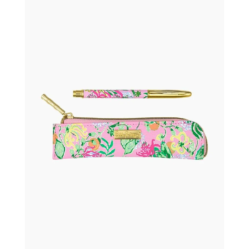 Lilly Pulitzer : Via Amore Spritzer Pen with Pouch