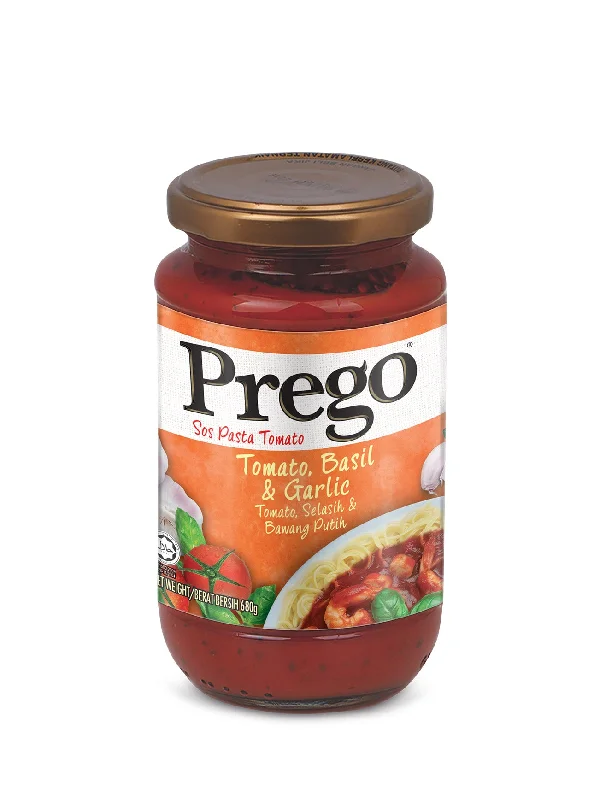 PREGO TOMATO BASIL & GARLIC PASTA SAUCE 680GM