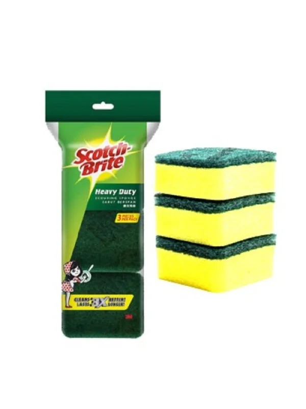 S/B SCOURING SPONGE 3PCS