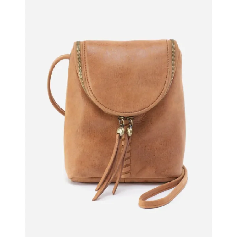 HOBO : Fern Crossbody in Buffed Leather - Whiskey