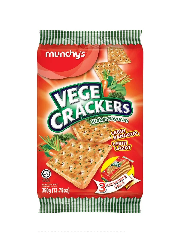 MUNCHYS ORIGINAL VEGETABLE CRACKER 390GM