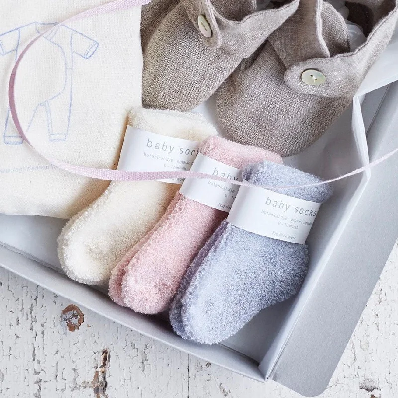 Fog Linen Work Baby Socks