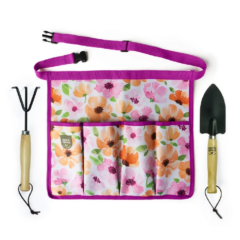 DM Merchandising : Seed & Sprout 3-Piece Gardening Set in August Bloom