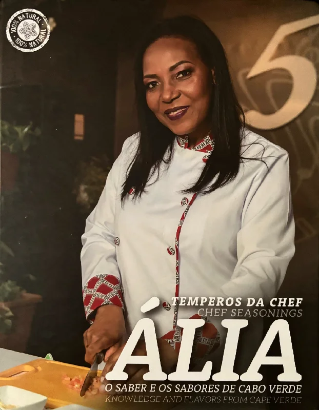 (*NEW ARRIVAL*) (African) Ália Dos Santos. Temperos da chef Ália: o saber e os sabores de Cabo Verde/Knowledge and Flavors from Cape Verde. *Signed*