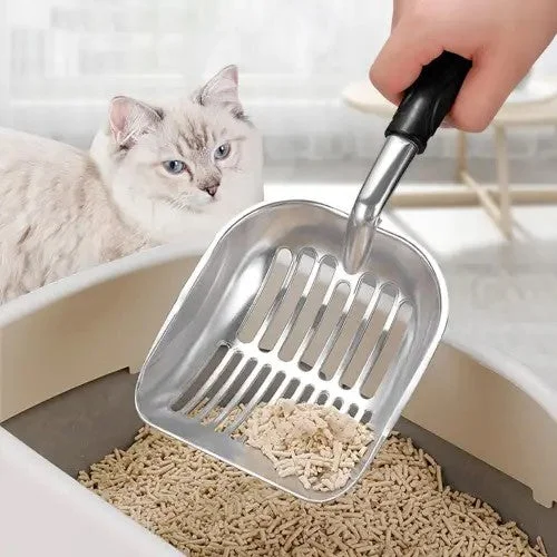 STAINLESS  STEEL CAT LITTER SCOOP 053311