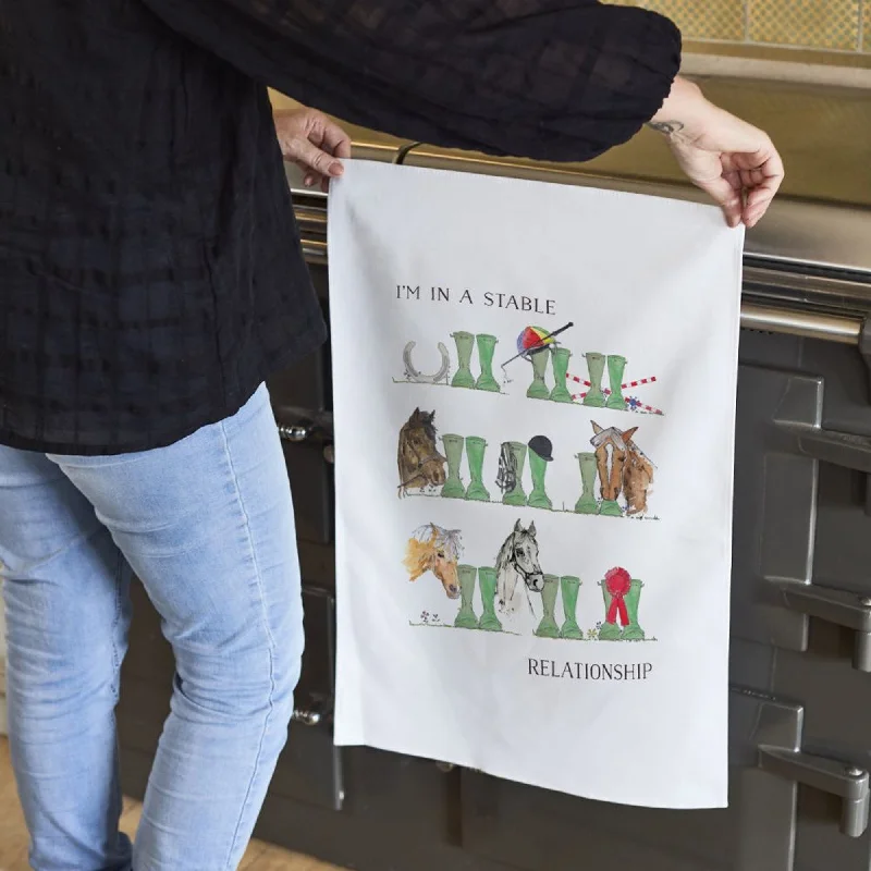 This Is Nessie Horse Lovers Tea Towel