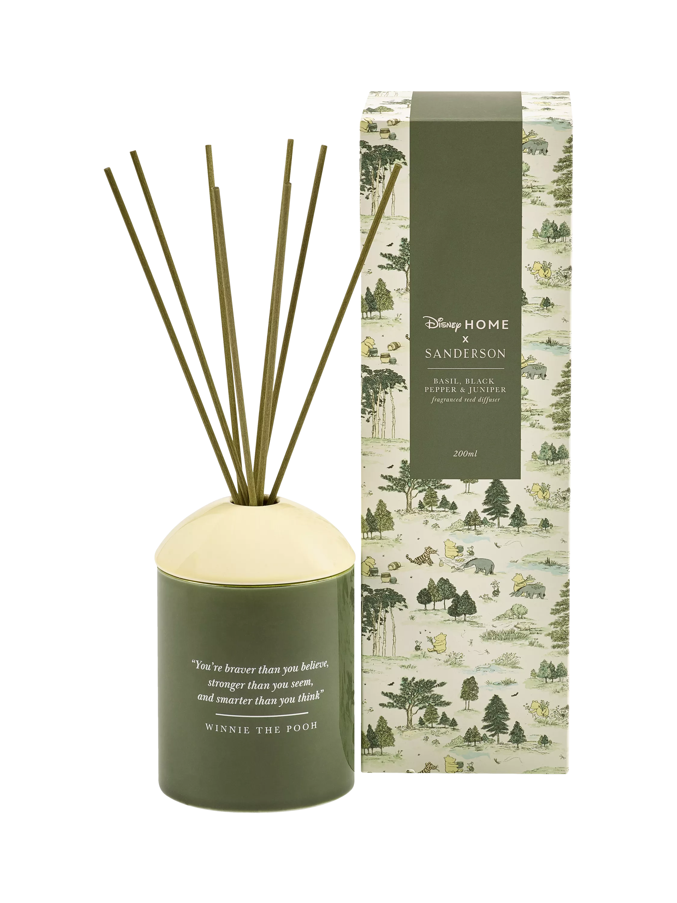 Disney Home x Sanderson Winnie The Pooh Reed Diffuser, 200ml