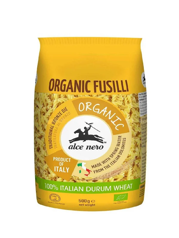 ALCE NERO ORG FUSILLI 500GM