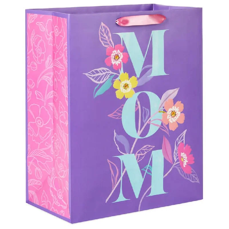 Hallmark : 13" Mom Lettering Large Mother's Day Gift Bag