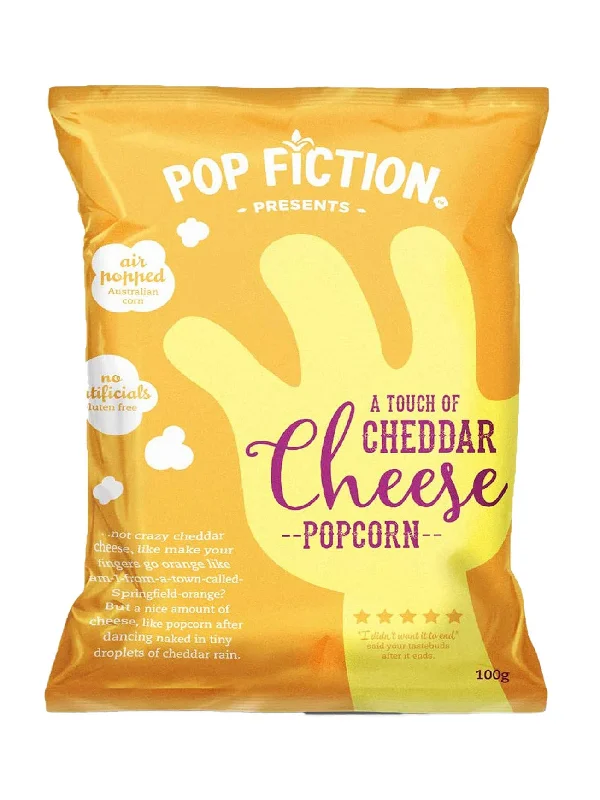 POP FICTION POPCORN CHEDDAR CHEESE 100G