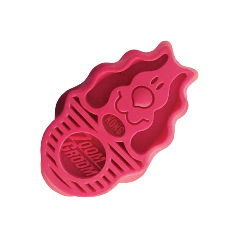 KONG Zoom Groom Raspberry Brush