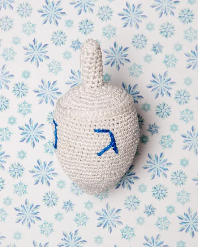 Dreidel Fun Organic Knit Dog Toy