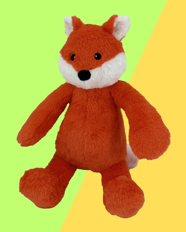 Fox Squeaky Plush Dog Toy