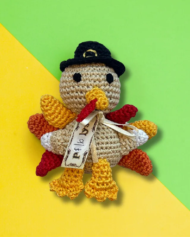 Tom The Turkey Organic Knit Dog Toy (FINAL SALE)