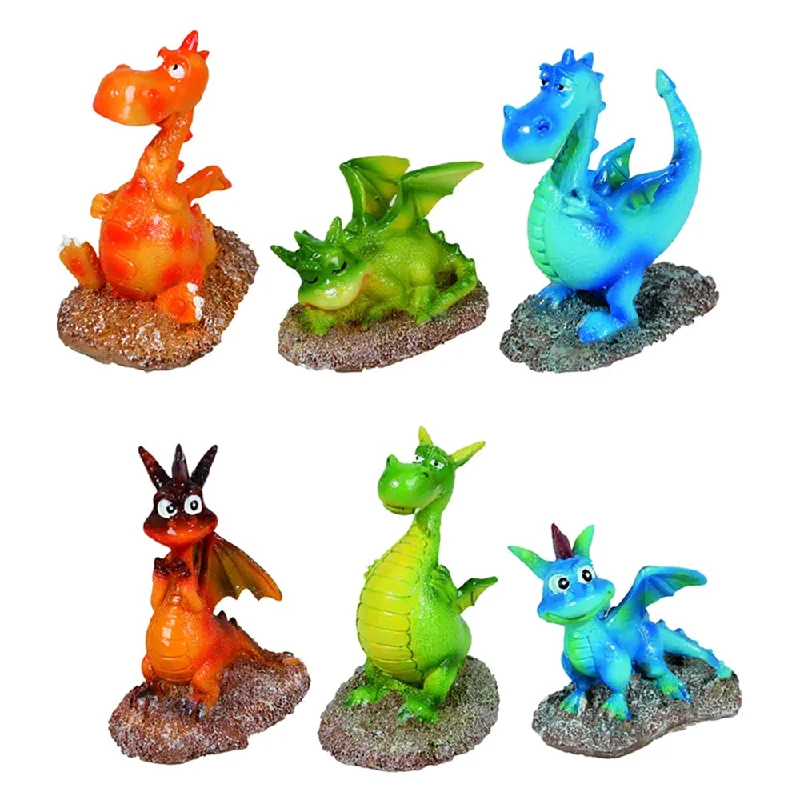 Flamingo Aquarium Decoration Dragons Assorted