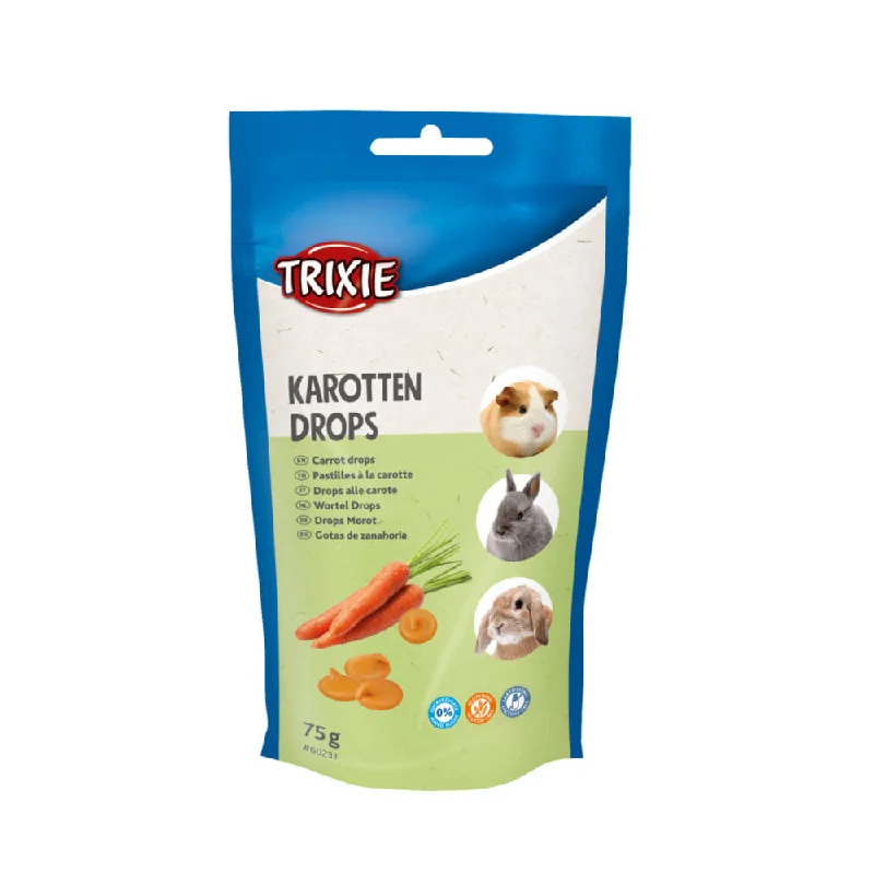 Trixie Small Animals Treat - Carrot Drops